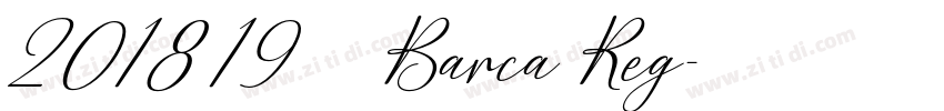 2018 19 巴萨 Barca Reg字体转换 2018 19 巴萨 Barca Reg字体转换